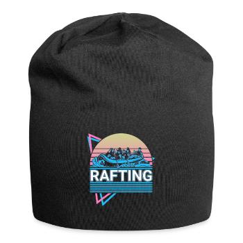 Rafting Wildwasser-Rafting Retro-Geschenk - Jersey-Beanie - Schwarz - Vorne