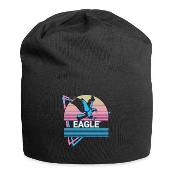 Eagle Retro Gift - Jersey Beanie - black - Front