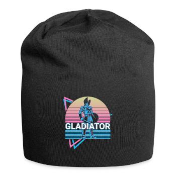 Gladiator Spartaner Sparta Geschenk - Jersey-Beanie - Schwarz - Vorne