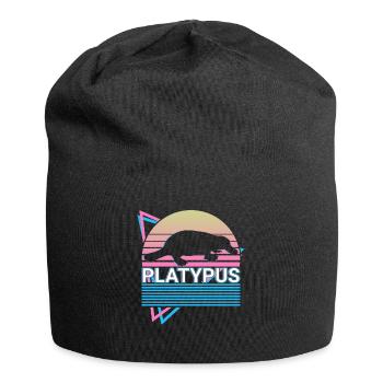 Platypus Retro Cadeau - Bonnet en jersey - noir - Devant