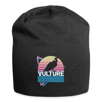 Geier Retro Geschenk - Jersey-Beanie - Schwarz - Vorne