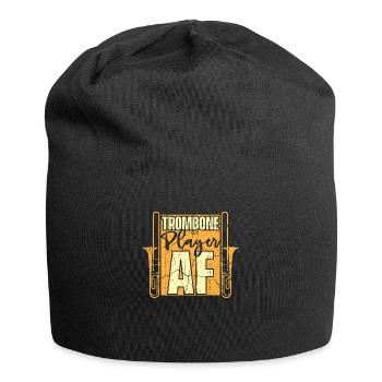 Posaune - Jersey-Beanie - Schwarz - Vorne