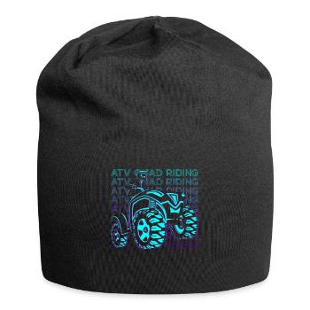 Atv Quad Riding Atv Quad Bike Retro Gift - Bonnet en jersey - noir - Devant