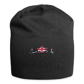 Amateurs de thé, buveurs de thé, heure du thé - Bonnet en jersey - noir - Devant