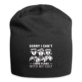 Funny Cult Occult Gift - Jersey Beanie - black - Front