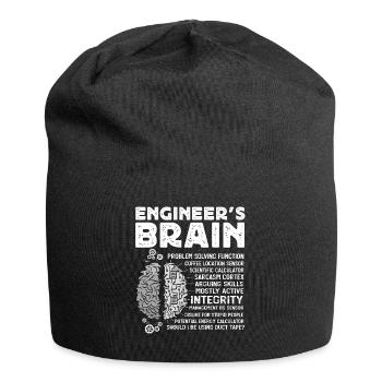 Engineers Brain, Engineer - Jersey Beanie - black - Front