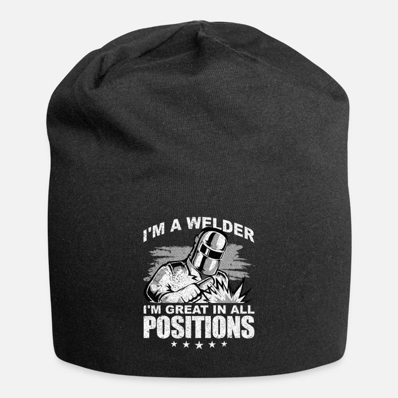 Lustiger Schweißer Schweißer Geschenk - Jersey-Beanie - Schwarz