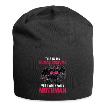 Mottenmann Gift - Jersey Beanie - black - Front