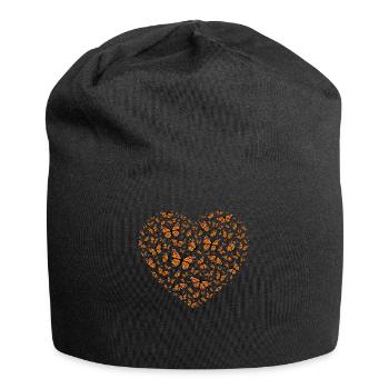 Monarch butterfly - Jersey Beanie - black - Front