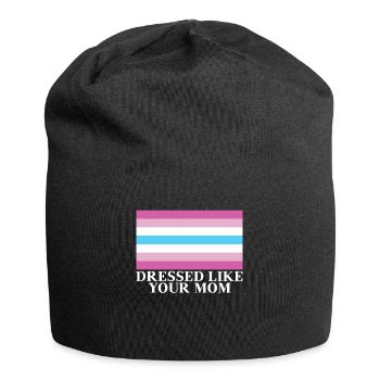 Femboy Flag Gift - Jersey Beanie - black - Front