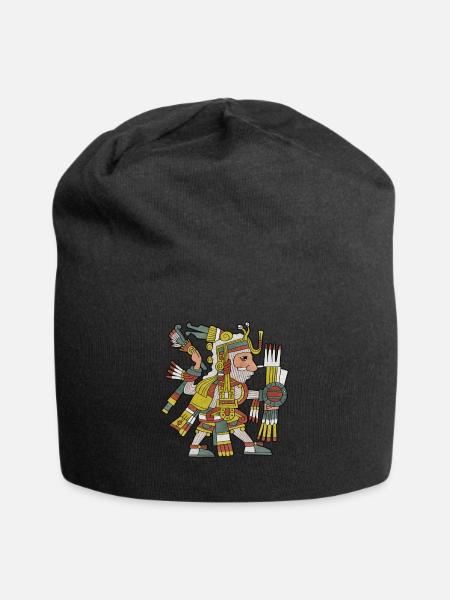 Mixcoatl Aztekengott Wolkenschlange Maya Inka Tolt - Jersey-Beanie - Schwarz