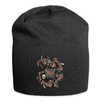 Coyolxauhqui Aztec Goddess Moon Goddess Maya Inca - Jersey Beanie - black - Front