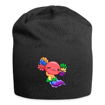 Gay Pride Flag Rainbow Flag Kawaii - Jersey Beanie - black - Front
