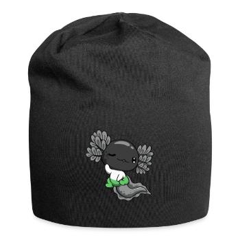 Demiromantic Pride Flag Kawaii Axolotl Pile - Jersey Beanie - black - Front