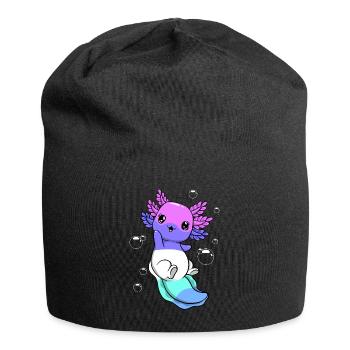 Drapeau spectrosexuel Axolotl Pile Kawaii - Bonnet en jersey - noir - Devant