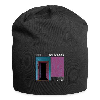 Anemoiacore Aesthetic Border Space Weirdcore - Jersey Beanie - black - Front