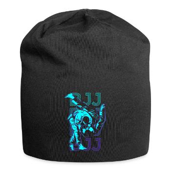 BJJ Jiu Jitsu Brésilien Rétro Cadeau - Bonnet en jersey - noir - Devant