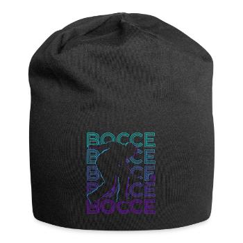 Boccia Bocci Retro Cadeau - Bonnet en jersey - noir - Devant