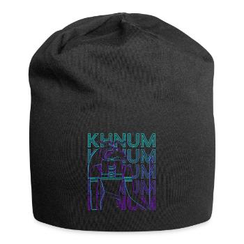 Khnum Egyptian God Ancient Egypt Retro Geschen - Jersey Beanie - black - Front