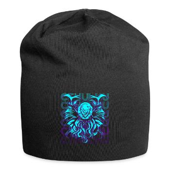 Cthulhu Necronomicon Monster Retro Geschenk - Jersey-Beanie - Schwarz - Vorne