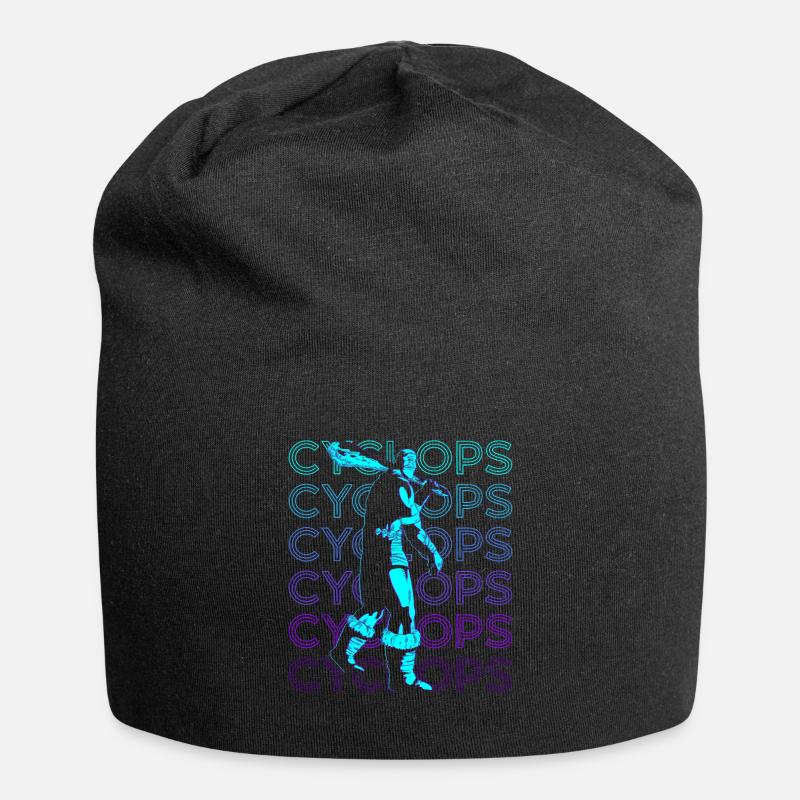 Cyclops Cyclops Ancient Greek mythology Retr - Jersey Beanie - black