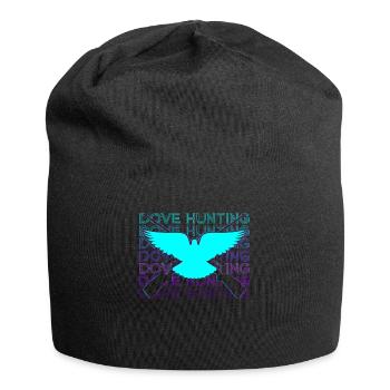 Pigeon Hunting Pigeon Hunter Retro Gift - Jersey Beanie - black - Front