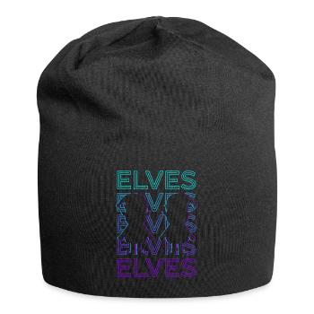 Elfe Elfe Cadeau Rétro - Bonnet en jersey - noir - Devant