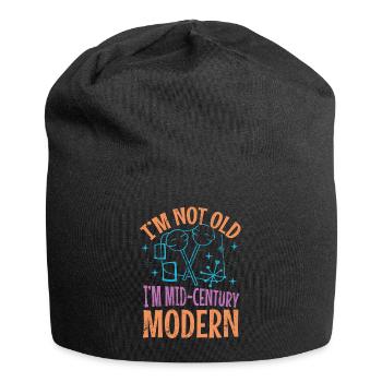 Je ne suis pas vieux, je suis moderne - Bonnet en jersey - noir - Devant