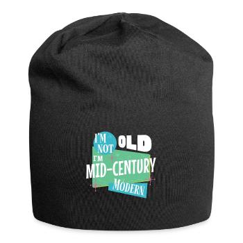 Je ne suis pas vieux, je suis moderne - Bonnet en jersey - noir - Devant