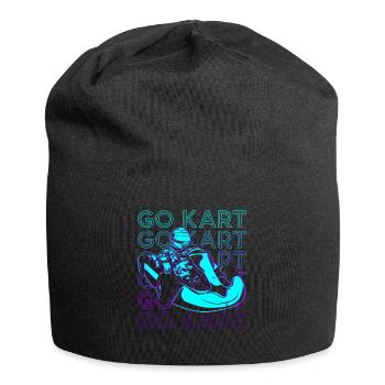 Go Kart Racing Go Kart Racer Retro - Jersey-Beanie - Schwarz - Vorne