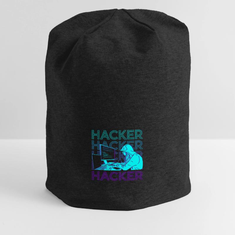 Hacker Hacking Hack Codage Programmation Rétro Bonnet en jersey