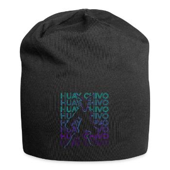 Huay Chivo Bête Maya Mythologie Maya Rétro - Bonnet en jersey - noir - Devant