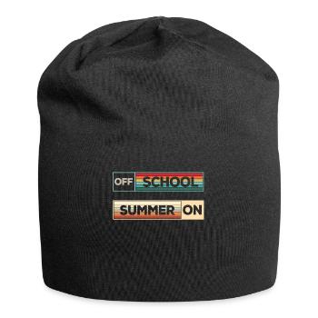 Schule Ist Draußen, Sommer Auf - Jersey-Beanie - Schwarz - Vorne