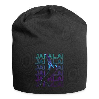Jai Alai Player Retro - Jersey Beanie - black - Front