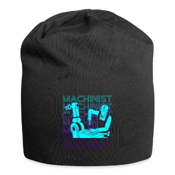 Opérateur de machine de découpe Cnc Opérateur de machine Retro - Bonnet en jersey - noir - Devant