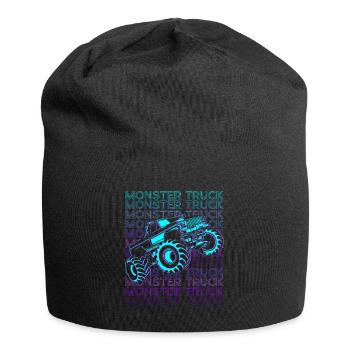 Monster Truck Retro - Jersey Beanie - black - Front