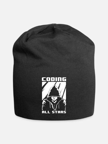 Programmierer Coder Software Entwickler - Jersey-Beanie - Schwarz