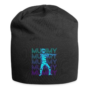 Mummy Ancient Egypt Retro - Jersey Beanie - black - Front