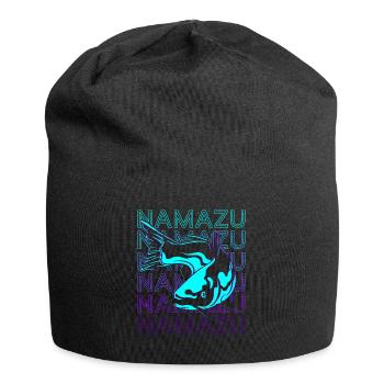 Namazu Earthshaker Mythologie japonaise Poisson-chat - Bonnet en jersey - noir - Devant