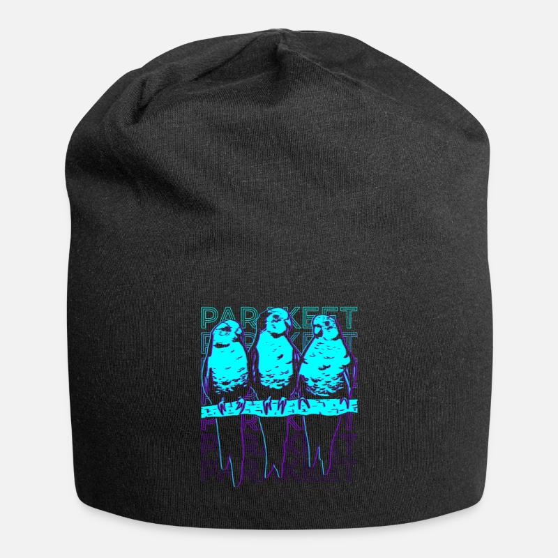 Sittich Retro - Jersey-Beanie - Schwarz