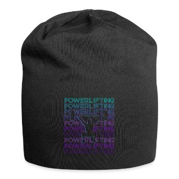 Power Triathlon Powerlifter Rétro - Bonnet en jersey - noir - Devant