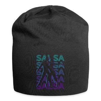 Salsa dancing Salsa dancing Salsa dancer Retro - Jersey Beanie - black - Front