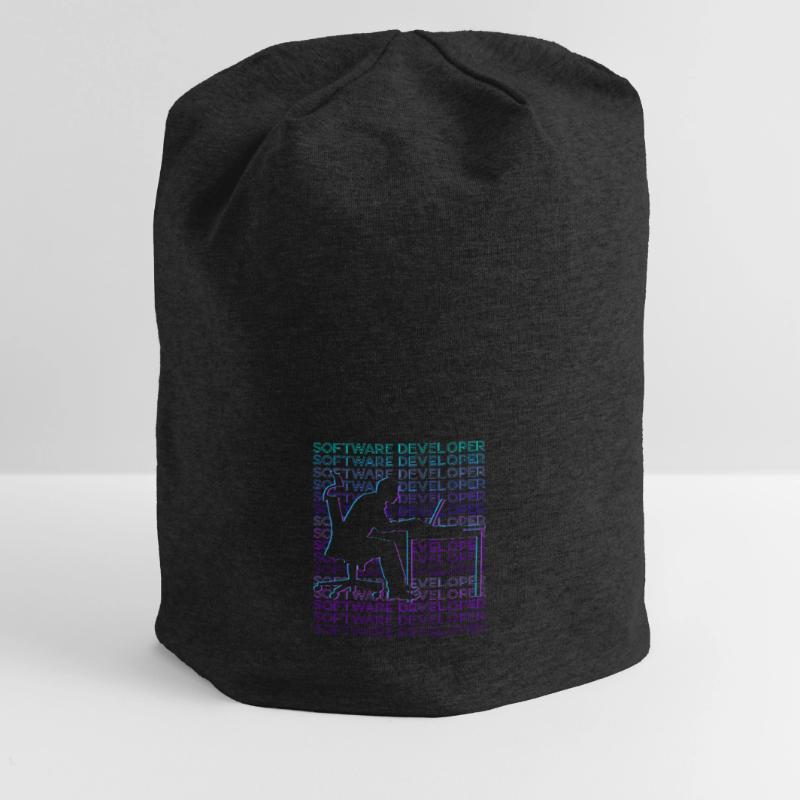 Software Developer Software Development Retro Jersey Beanie