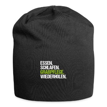 Friedhofsgärtner Friedhof Cemetery Gardener - Jersey-Beanie - Schwarz - Vorne
