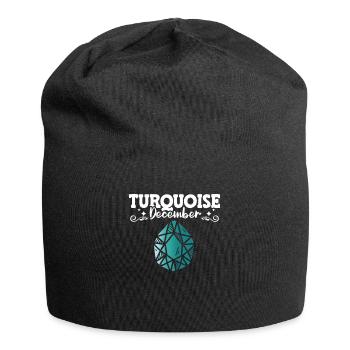 Pierres précieuses - Bonnet en jersey - noir - Devant