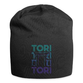 Torii Gate Torii Temple Japanese Tori Retro - Jersey Beanie - black - Front