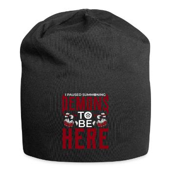 Funny Cult Occult - Jersey Beanie - black - Front