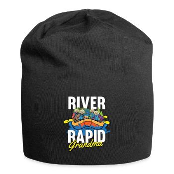 Rafting Canoë Kayak d’eau vive - Bonnet en jersey - noir - Devant