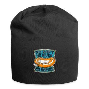 Rafting Wildwasser Kanu Kajak - Jersey-Beanie - Schwarz - Vorne