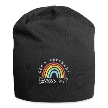 God Covenant, Psalm, Christian - Jersey Beanie - black - Front